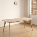 Spisebord \'Line\' 180 cm - Hvitpigmentert