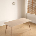 Spisebord \'Line\' 180 cm - Hvitpigmentert