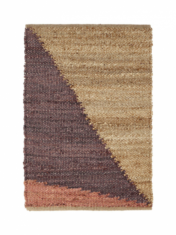 Teppe \'Brita\' 60x90 - Lilla i gruppen Interiør / Tepper / Rya Tepper hos Reforma (1296-91-187)