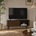 TV-benk \'Vento\' 120 cm - Valnøtt