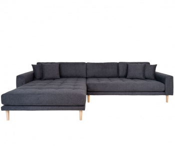 Sofa \'Lido\' Mørkegrå - Venstre
