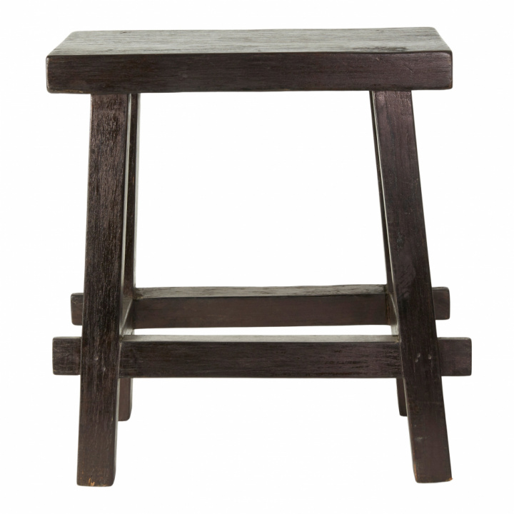 Rustikk Krakk - Mørk brun