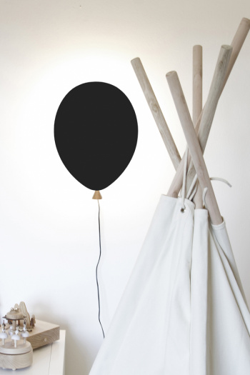 Vegglampe \'Balloon\' - Svart