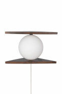 Vegglampe \'Angolo\' - Tre / brun