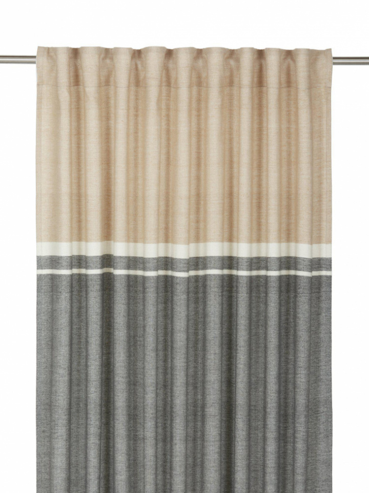 2-paks Gardin \'Carin\' 140x260 - Brun i gruppen Interiør / Tekstiler / Gardiner hos Reforma (1356-20-062)