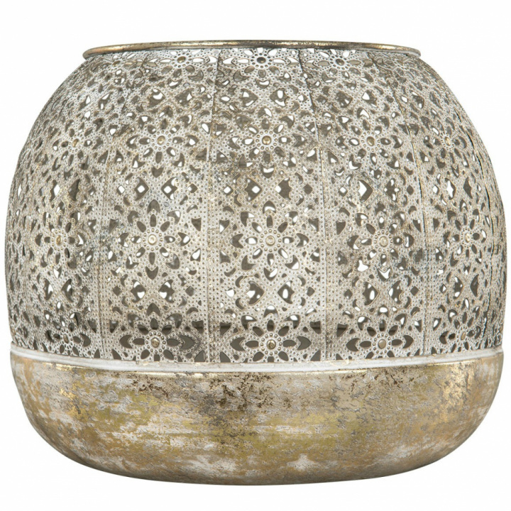 Stearinlys Moon - Antikk / Messing L i gruppen Interiør / Dekorasjon / Lyslykter & Lysestaker hos Reforma (13760)