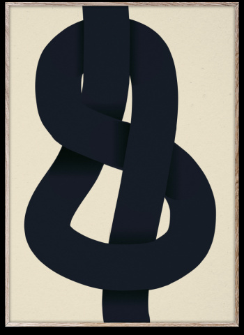 Plakat \'The Knot\' 30x40 - Bl / beige