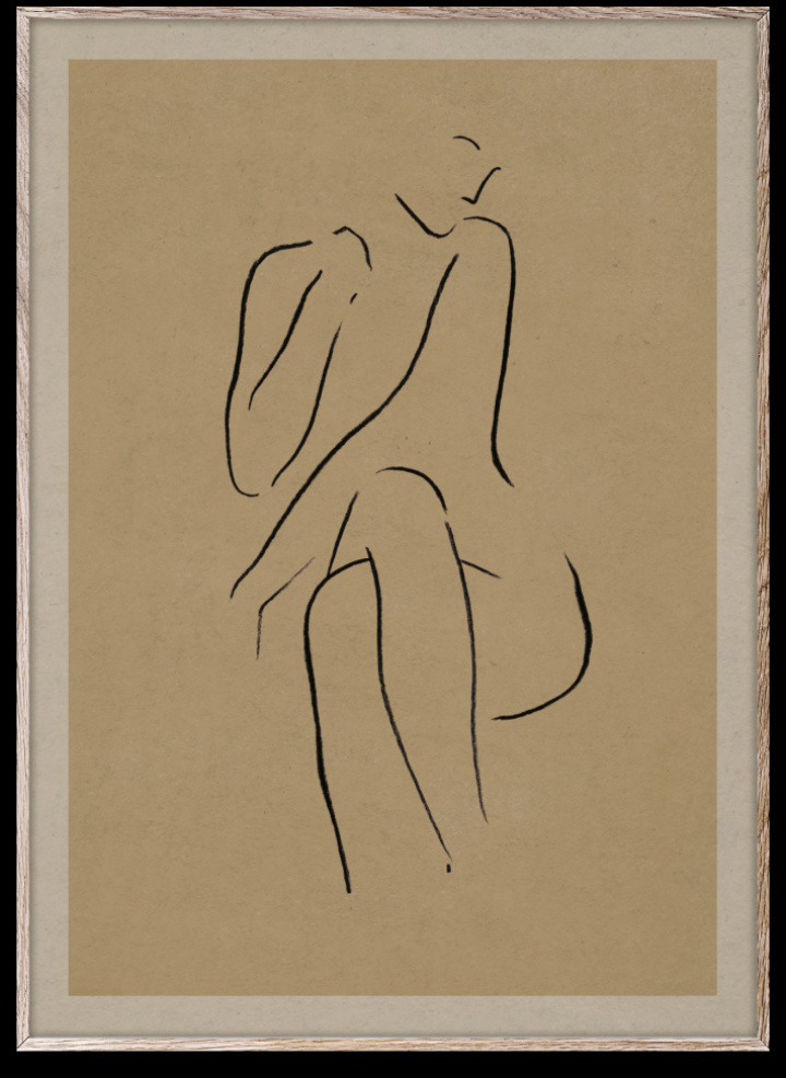 Plakat 'Grace 01' 70x100 - Beige