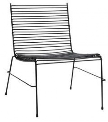 String Lounge Chair Svart