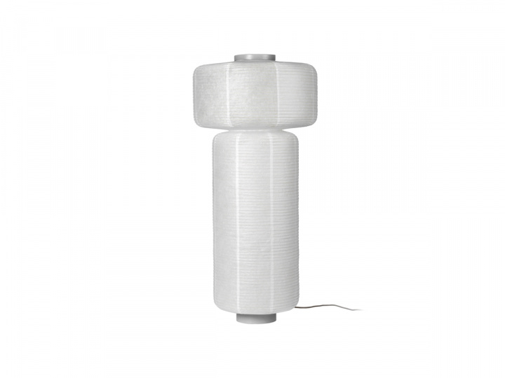 Stålampe 'William' - Hvit