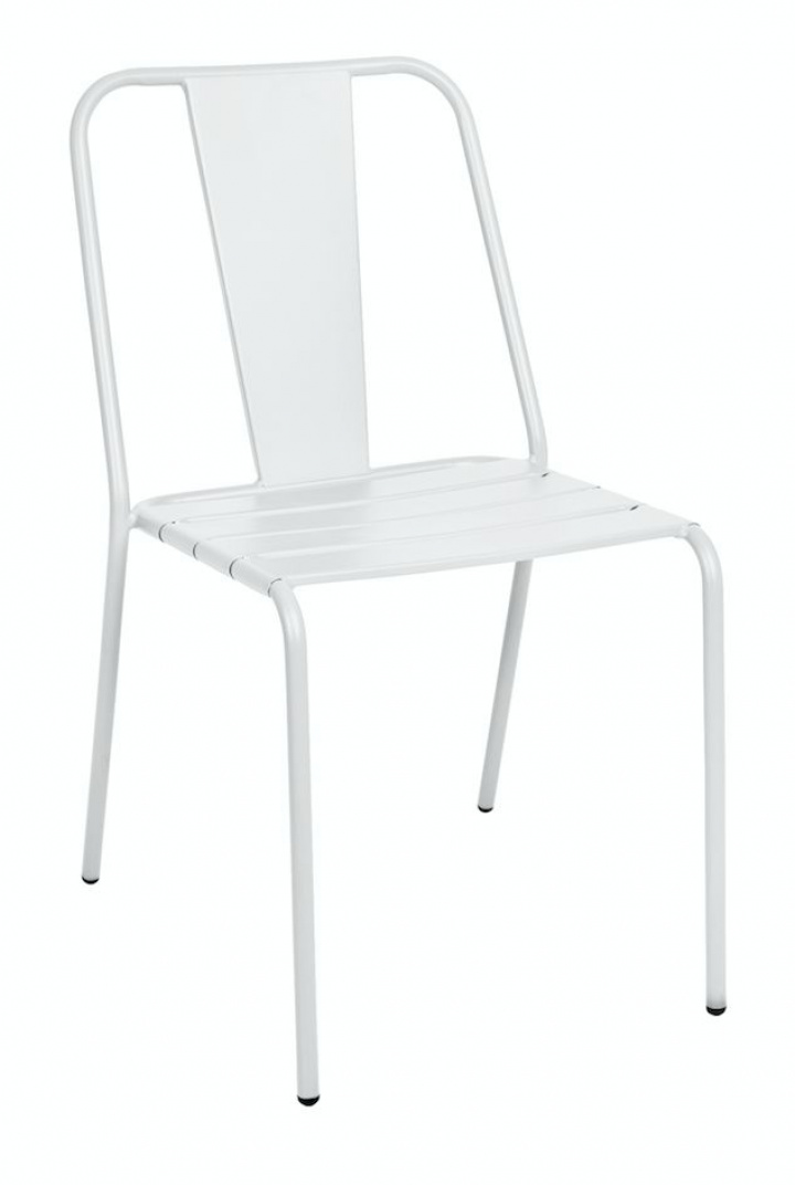 Stol Comfy - Stål Hvit