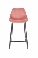 Barstol \'Franky\' - Fløyel/Rosa