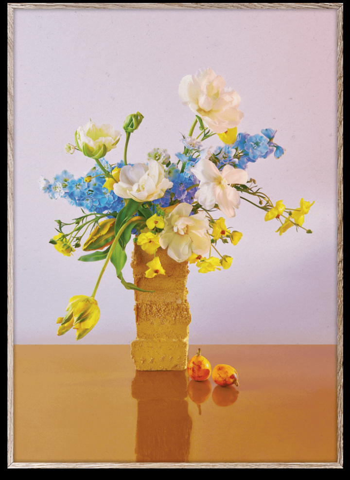 Plakat 'BLOOM Violet' 50x70 - Multi