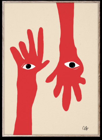 Plakat \'Hamsa Hands\' 30x40 - Rd