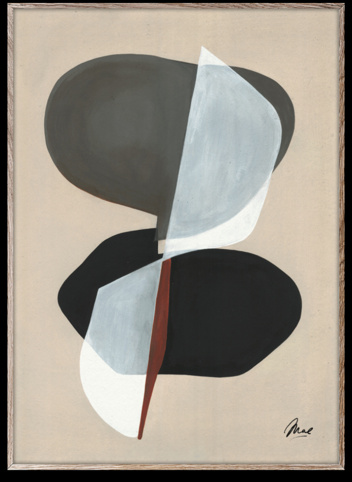 Plakat 'Composition 01' 30x40 - Multi