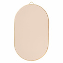Veggspeil Oval - Messing/Rose gull 24x34cm