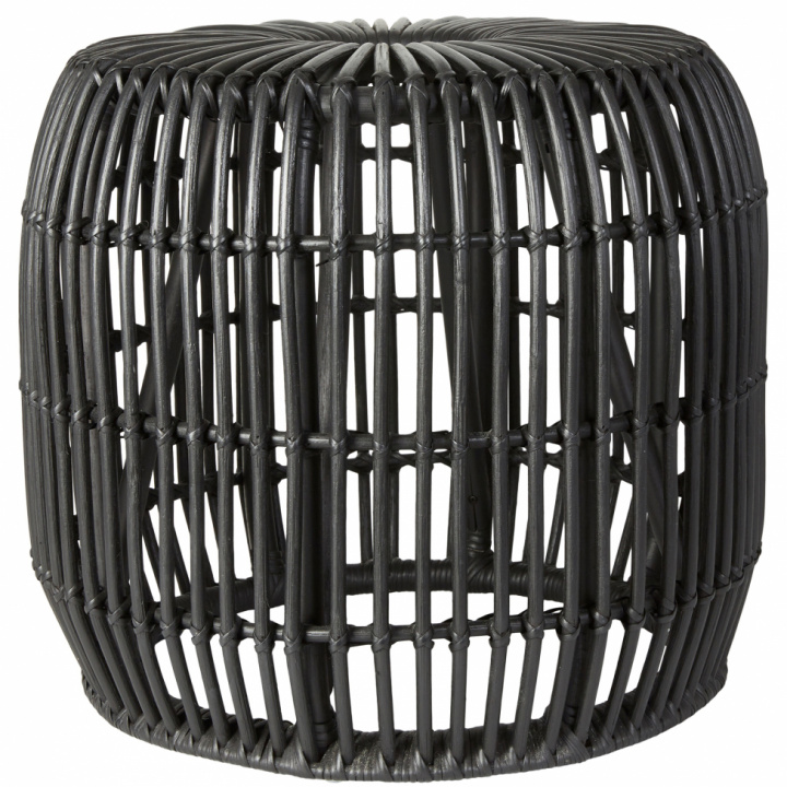 Puff \'Rattan\' - Svart i gruppen Bord hos Reforma (151155)
