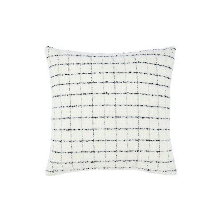 Putetrekk 'Karl' 45x45 - Sort/Hvit