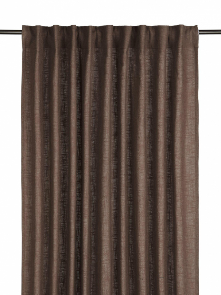 2-paks Gardin \'Harper\' 140x280 - Brun i gruppen Interiør / Tekstiler / Gardiner hos Reforma (1529-20-022)