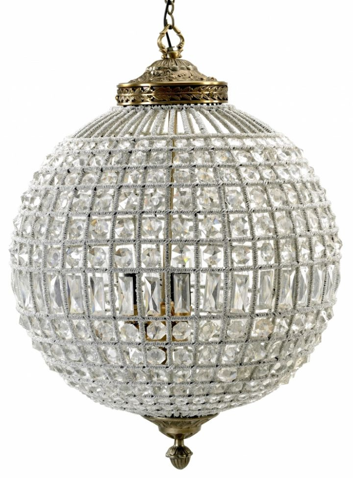 Taklampe 'Cassandra' L - Crystal