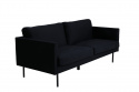 Sofa \'Åland\' 2-seter - Svart
