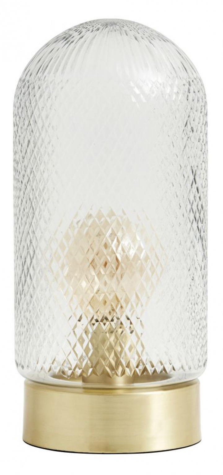 Bordlampe 'Dome' - Glass / Gull