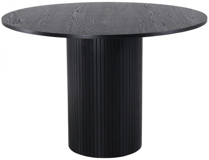 Spisebord 'Barkaby' Rundt 110cm - Svart