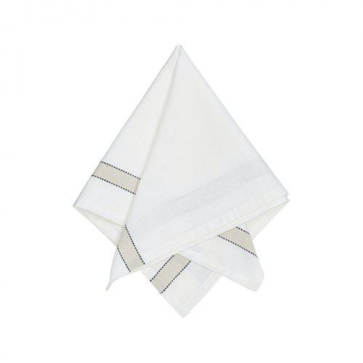 Serviett 'Siri' 45x45 - Hvit