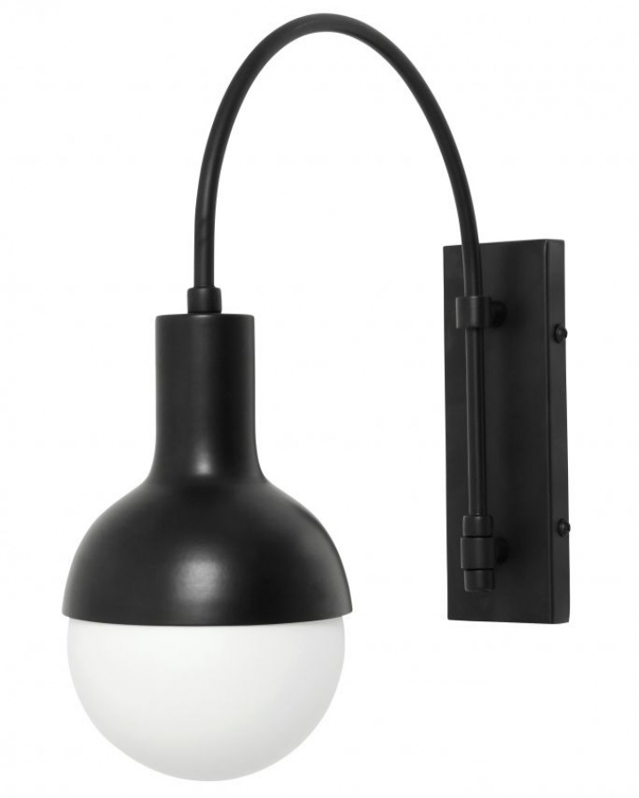 Vegglampe 'Serene' - Svart