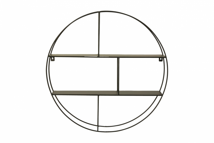 Rund vegghylle \'Bookshelf\' - Svart i gruppen Møbler / Hyller og oppbevaring / Vegghylle hos Reforma (160812)