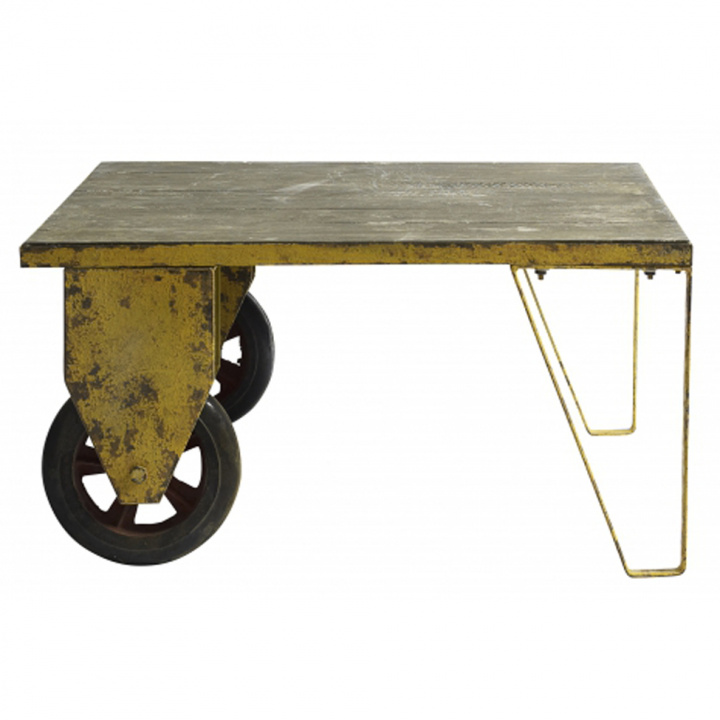 Vintage bord med hjul - Tog