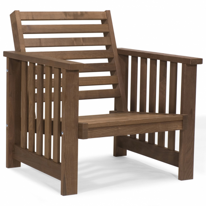 Lounge lenestol \'Gotland\' - Brun i gruppen Møbler / Utendørsmøbler / Utendørs Lenestoler hos Reforma (170144)