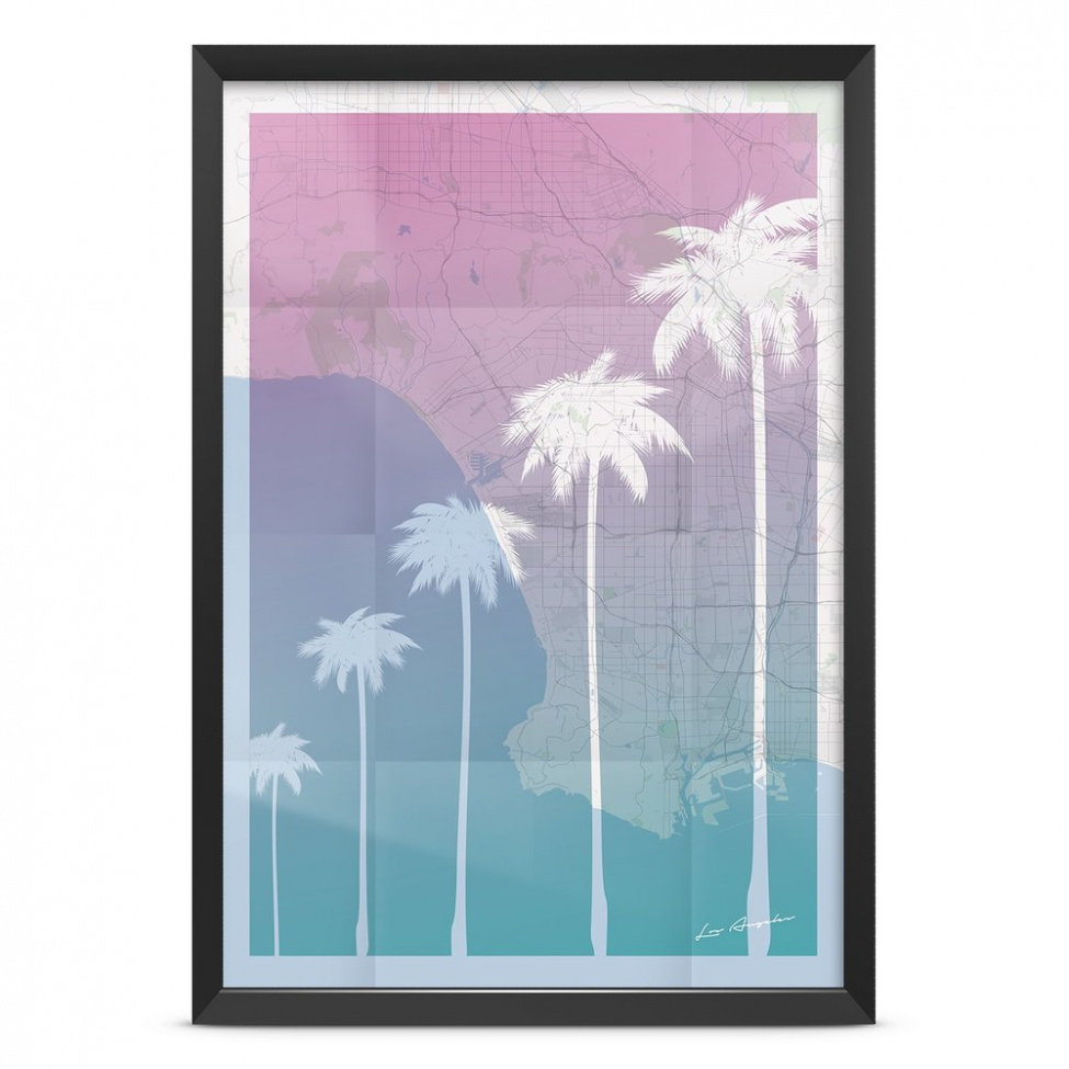 Plakat - The Palm Trees A4
