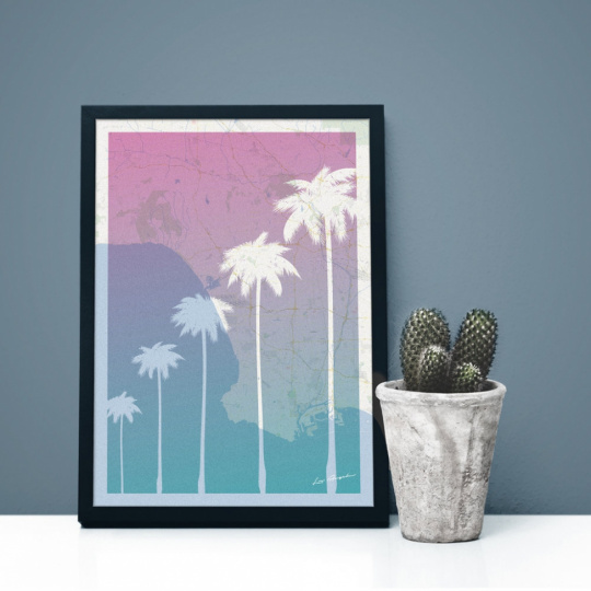 Plakat - The Palm Trees A4