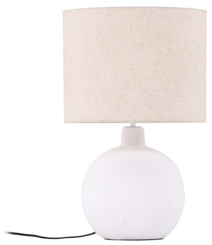 Bordlampe 'Tidaholm' - Beige