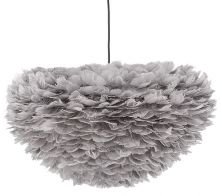 Taklampe 60x60 'Lovisa' - Grå