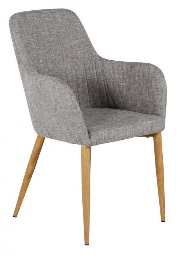 Stol 'Fåvang' - Grå/Eik