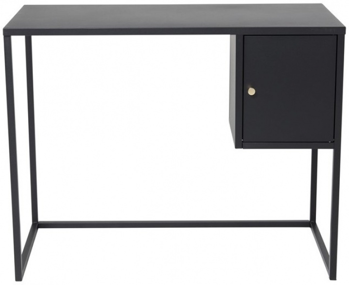 Skrivebord 'Bergslagen' 45x95 - Svart