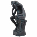 Skulptur \'Thinking Frog\' - Grønn