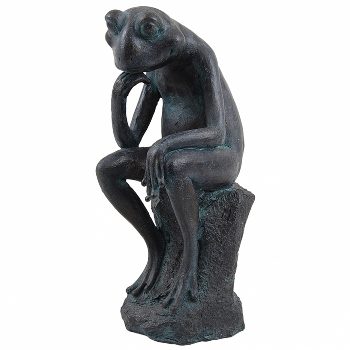 Skulptur 'Thinking Frog'