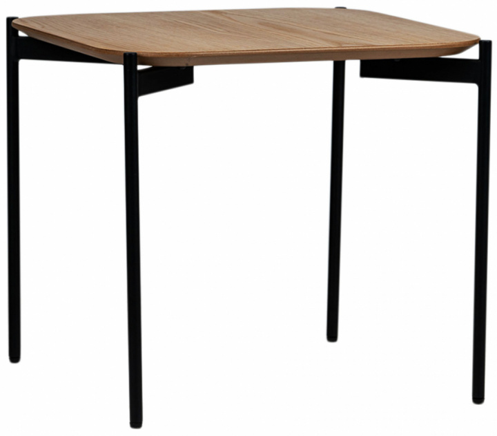 Salongbord 'Frida' 50x50 cm - Naturlig/Svart