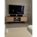 TV-benk \'Stil\' - Naturligal/Svart