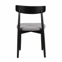 Spisestol \'Ystad\' - Svart/Grå