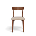 Stol \'Ystad\' - Valnøtt/beige