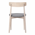 Stol \'Ystad\' - Vit eik/Grå
