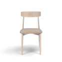 Stol \'Ystad\' - Vit eik/Beige