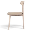 Stol \'Ystad\' - Vit eik/Beige