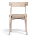 Stol \'Ystad\' - Vit eik/Beige