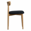 Spisestol \'Ystad\' - Naturlig/Svart