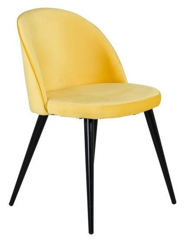 Stol 'Elverum' - Gul/Svart